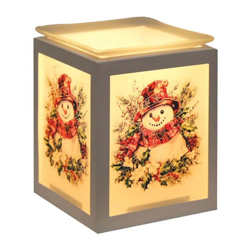 Aroma Snowman Square Electric Wax Melt Warmer Extra Image 1
